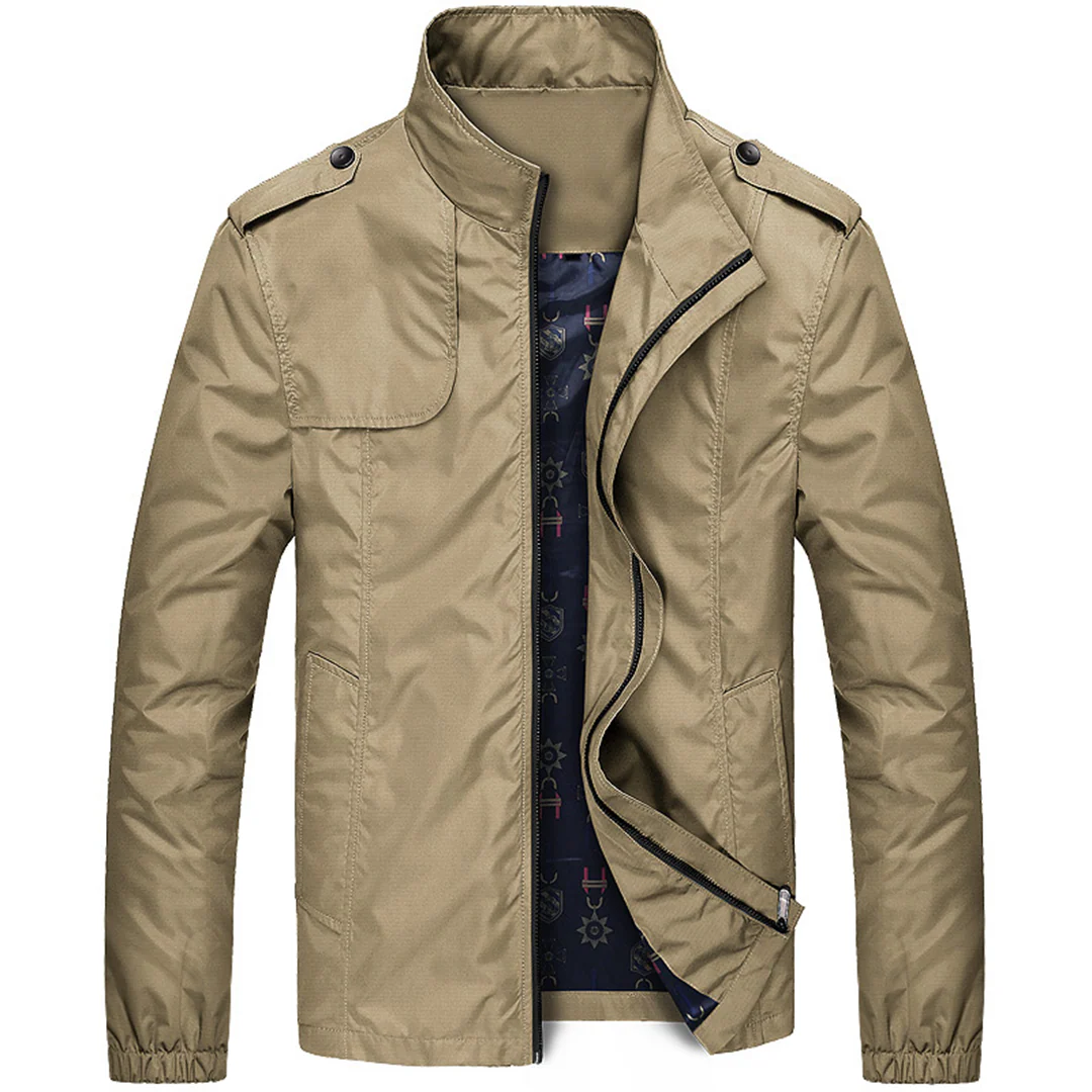 BELLAGIO - CHAQUETA MASCULINA CON CUELLO ALTO