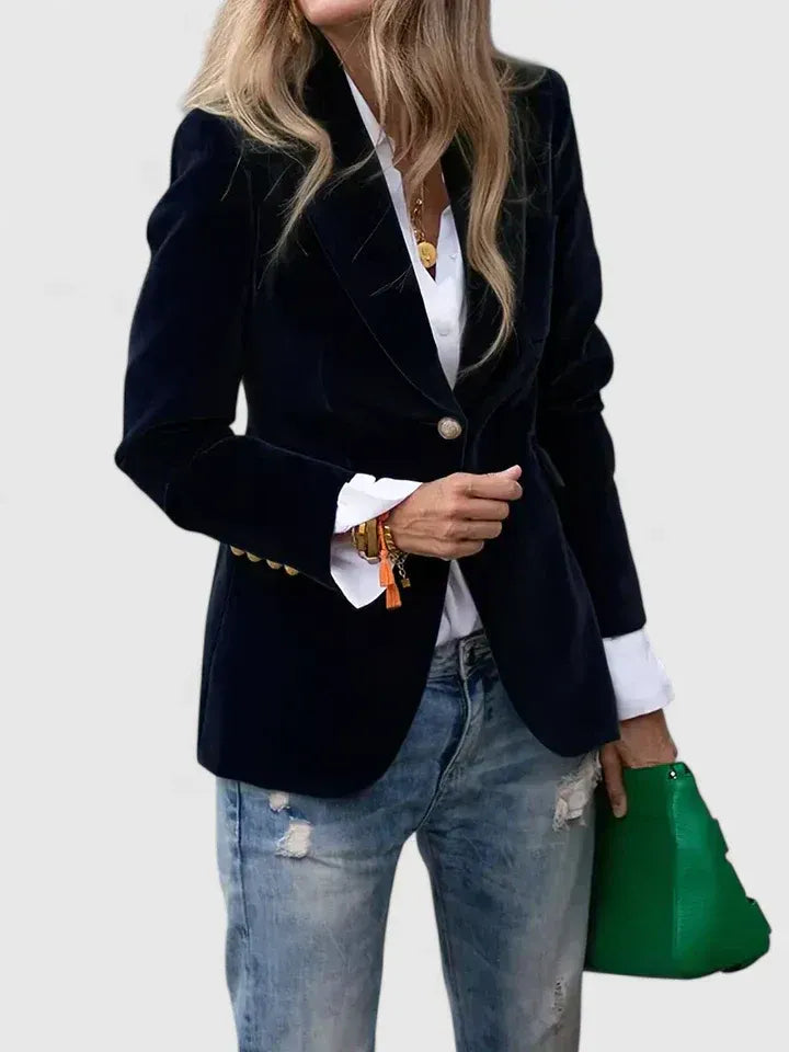 BIANCA - BLAZER DE TERCIOPELO