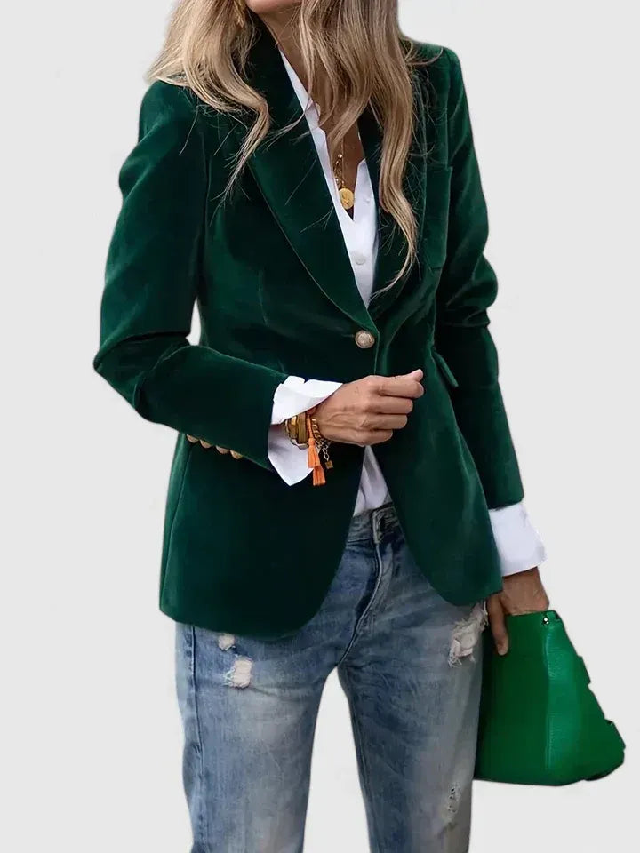 BIANCA - BLAZER DE TERCIOPELO