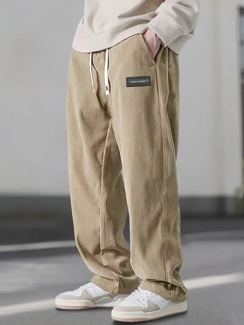 VIREO - PANTALONES ANCHOS CON CINTURILLA FLEXIBLE