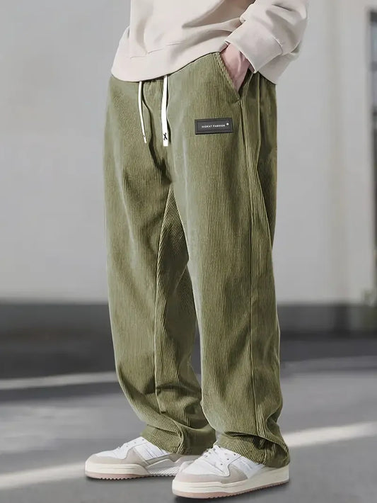 VIREO - PANTALONES ANCHOS CON CINTURILLA FLEXIBLE