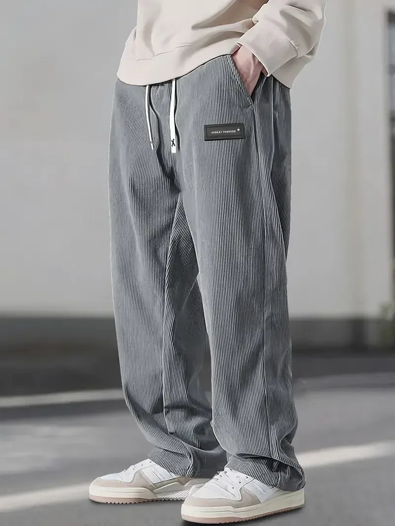 VIREO - PANTALONES ANCHOS CON CINTURILLA FLEXIBLE