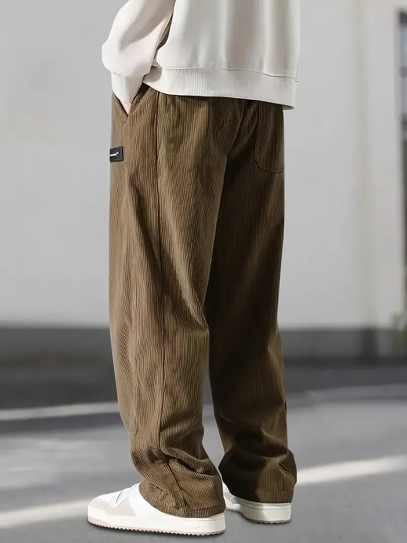 VIREO - PANTALONES ANCHOS CON CINTURILLA FLEXIBLE