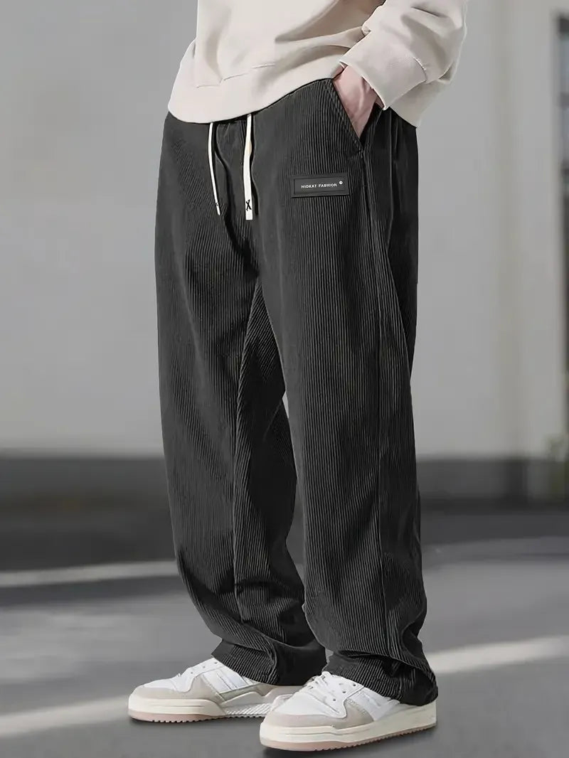 VIREO - PANTALONES ANCHOS CON CINTURILLA FLEXIBLE