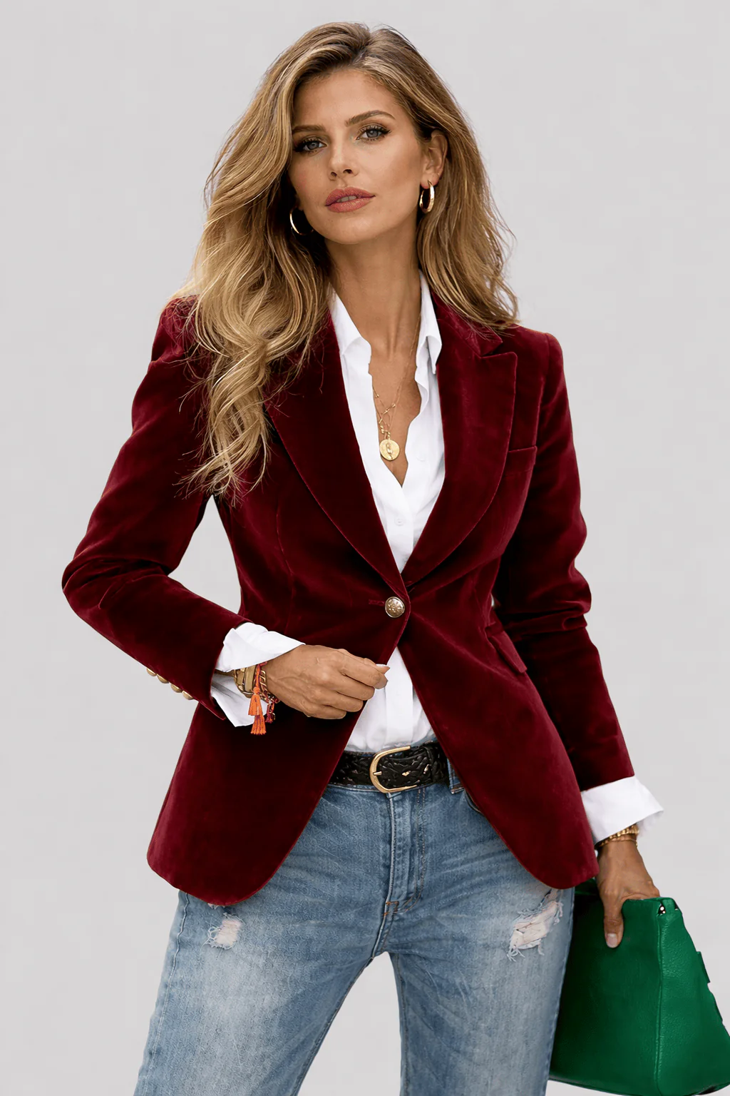 BIANCA - BLAZER DE TERCIOPELO