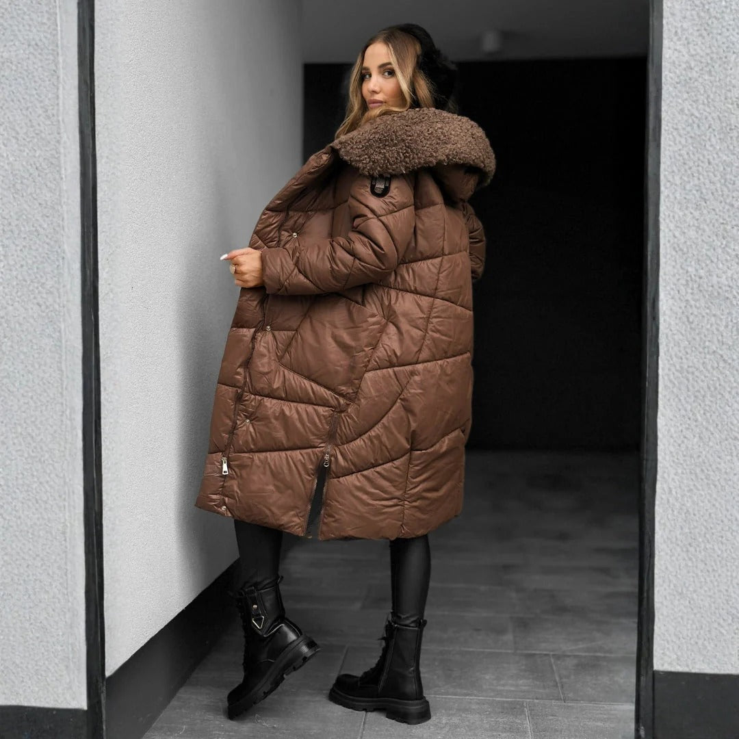 ARIA NORD - ABRIGO ACOLCHADO CON CAPUCHA