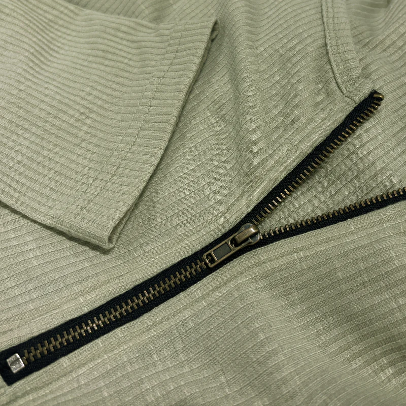 RIVERA - CAMISETA HENLEY CON CREMALLERA