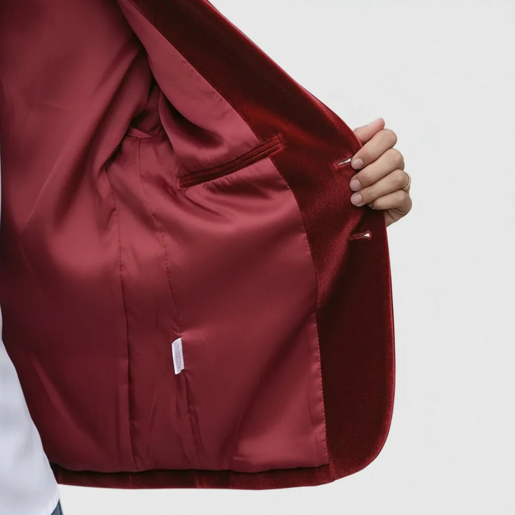 BIANCA - BLAZER DE TERCIOPELO