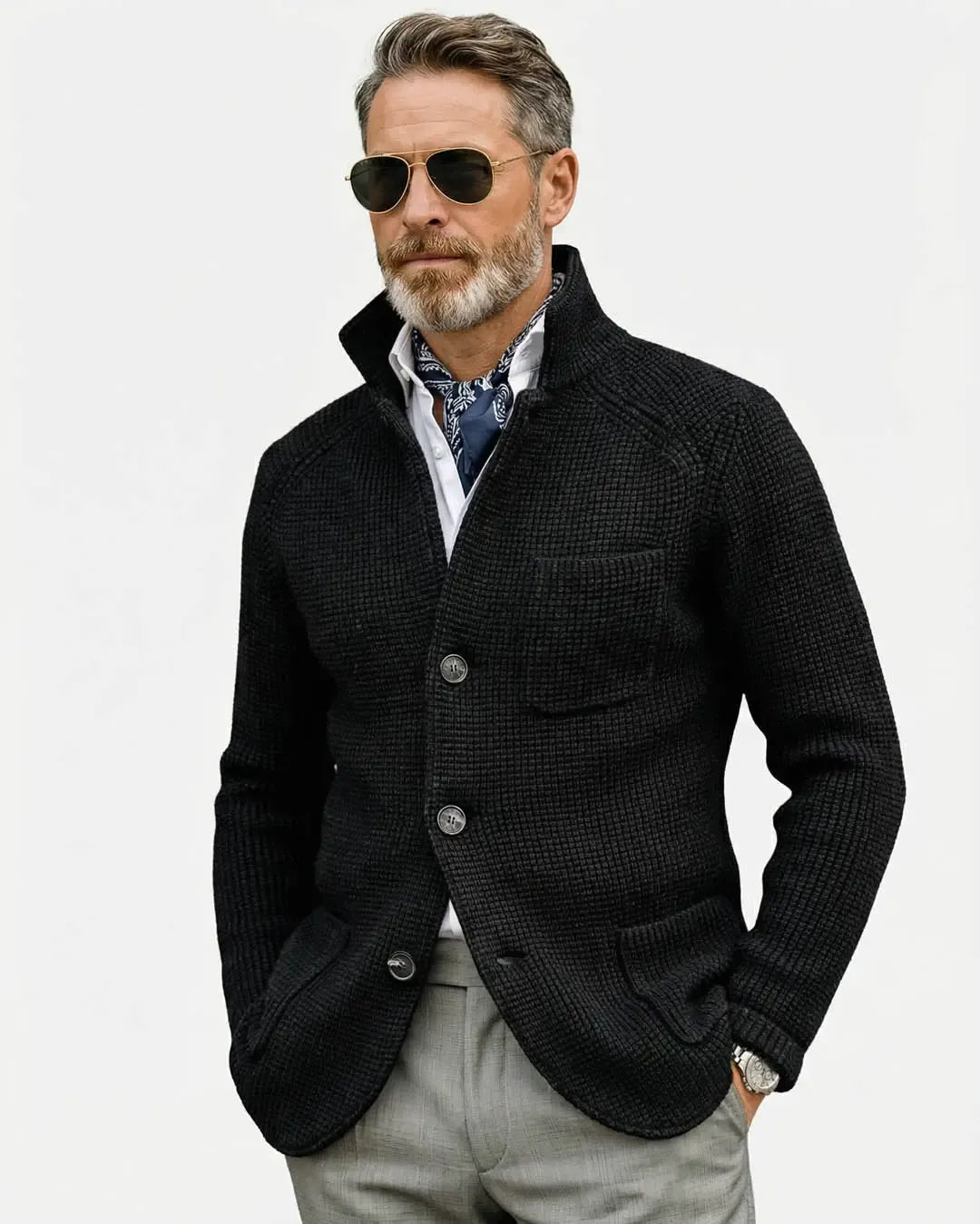 IVANI - CHAQUETA TEJIDA PREMIUM