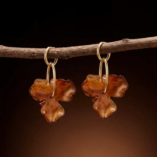 PENDIENTES CON COLGANTE DE FLOR