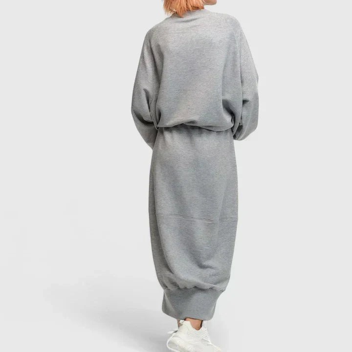 OLIVANNE - CONJUNTO DE SUDADERA Y FALDA LARGA