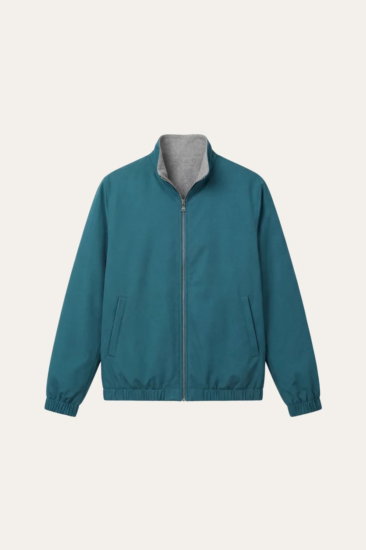 CHAQUETA TÉCNICA VERDE AZULADO